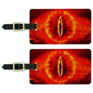 Lord of the Rings Eye Of Sauron Luggage ID Tags Set of 2 - 1 of 4