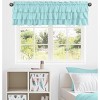 Sweet Jojo Designs Window Valance Treatment 54in. Feather Solid Turquoise Blue - 2 of 4