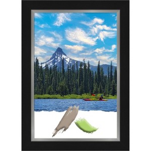 Amanti Art Eva Black Silver Picture Frame - 1 of 4
