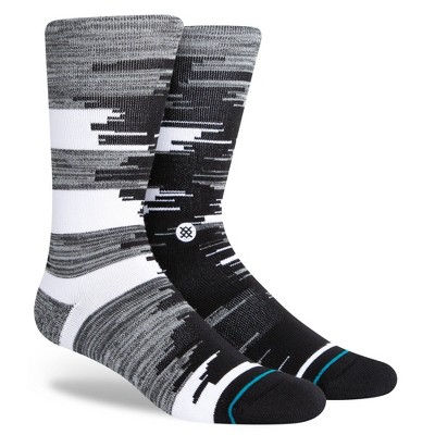 STANCE x WADE Seared Striped Crew Casual Socks - Black