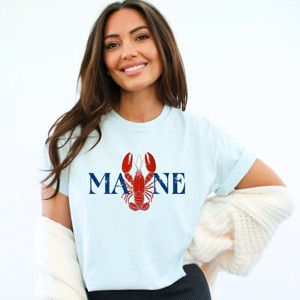 Simply Sage Market Maine Lobster Garment Dyed Tee - 1 of 4