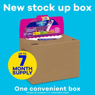 Tampax Regular Light Absorbency Tampons - 77ct