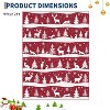 Christmas Washable Rug for Home Decor,Indoor Non Slip Carpet,Soft Low Pile Rugs with Xmas Tree Reindeer Snowflake for Entryway,Living Room,Bedroom - 2 of 4