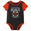 MLB Baltimore Orioles Infant Boys' 3pk Bodysuit - 4 of 4
