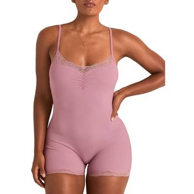 Adore Me Women's Rib Romper Lounge