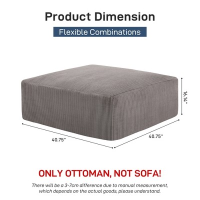 Gericco 113" Boneless Sectional Cloud Couch Sofa Bed for Living Room, Modular Modern Lounge 3 Seater Couches with Chaise, No Assemble