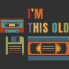 Men's Design By Humans I'm this old - Old data storage media By DsgnCraft Tank Top - 2 of 3