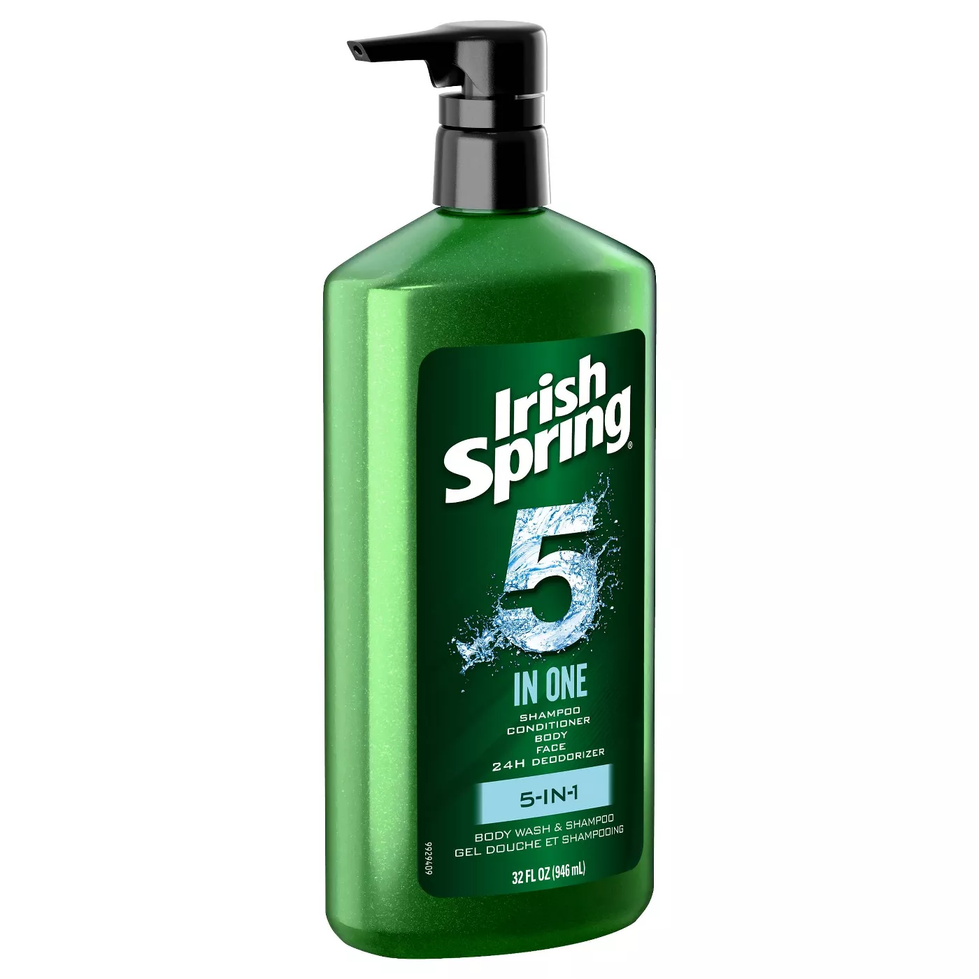 Irish Spring 5 in 1 Face And Hair Body Wash Pump - 32 fl oz - image 2 of 3