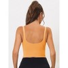 Allegra K Women's Workout Fitness Longline Wireless Padded Sports Bras Multicolored - 2 of 4