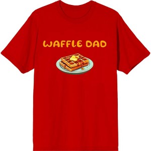 Waffle Dad Dad Jokes for Father's Day Men's Crew Neck Short Sleeve Tee - 1 of 2