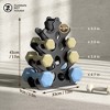 MOEPISY 4-Tier Dumbbell Rack Only Weight Racks For Free Weights Dumbbell Tower (No Dumbbells Rack Only) - 4 of 4