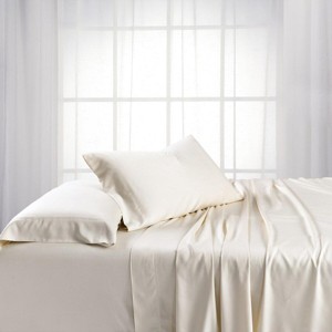 Egyptian Linens Split King Sheets - Cooling Bamboo Viscose 600 Thread Count - 1 of 4