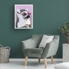 Canvas Wall Art - Bykammille  'Jugdy Lemur With Icecream' Wall Art for Living Room, Bedroom, or Office Décor by Trademark Fine Art - 14 x 19 Inches - 4 of 4