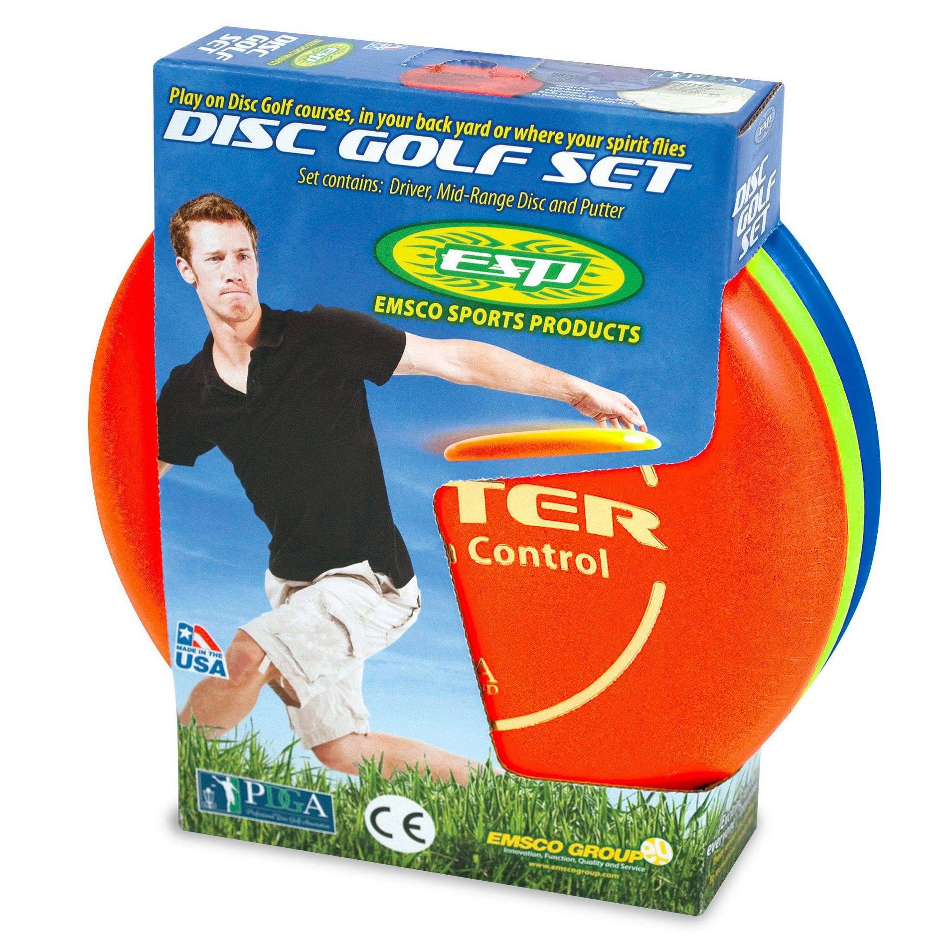 Emsco ESP Disc Golf Set 3 Disc Set PDGA Tournament Certified Flying Discs 3pk