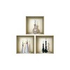 HomeRoots Set of Three Ira Faux Niche 3D Peel and Stick Wall Decals - 3 of 3