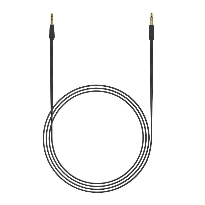 Just Wireless 4&#39; Flat TPU Auxiliary Cable (3.5mm) - Black, 3 of 9