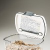2.5-Quart Grain Storage Container with Hinged Lid, Clear, BPA-Free, Airtight - 2 of 4