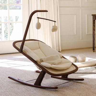 Snuggle Me Baby Bouncer and Rocker - Walnut Brown