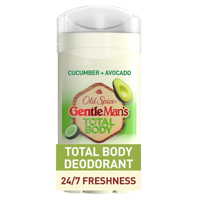 Old Spice Whole Body Deodorant for Men - Total Body Aluminum Free Deodorant - Cucumber &#38; Avocado - 3oz, 1 of 11