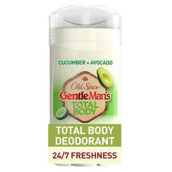 Old Spice Whole Body Deodorant for Men - Total Body Aluminum Free Deodorant - Cucumber & Avocado - 3oz