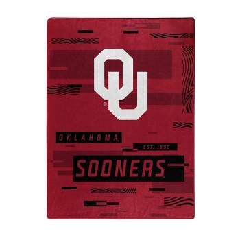 NCAA Oklahoma Sooners Digitized 60 x 80 Raschel Throw Blanket
