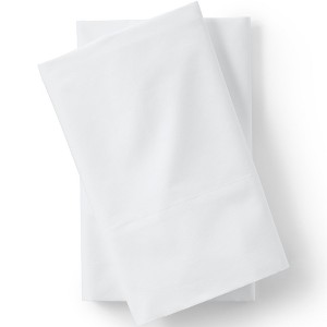 Lands' End 400 Thread Count Organic Cotton Percale Pillowcases - 1 of 2