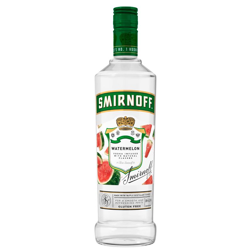 Smirnoff Watermelon Flavored Vodka - 750ml Bottle, 1 of 7