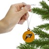 Virginia Commonwealth University Secondary Mini Small Tiny Wood Christmas Tree Holiday Ornament - 2 of 4