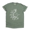 Simply Sage Market You Belong Among The Wildflowers Flower Garment Dyed Tee - 2 of 4