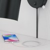 360 Lighting Modern Wall Lamp with USB Port Black Plug-In 5" Light Fixture Cylinder Metal Shade for Bedroom House Reading Living Room - 4 of 4