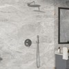 CASAINC 10" Wall Mounted Round Shower System with Handheld Spray, Brushed Nickel - 2 of 4