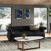 NicBex 84.5"Modular Sofa Couch with Tufted Button Back Modern Suede Fabric 3 Seater Couch with Soft Cushion for Living Room,Apartment - 4 of 4