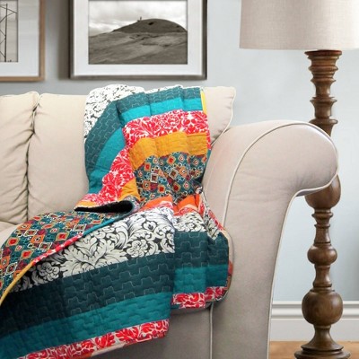 Turquoise throw sales blanket and pillows