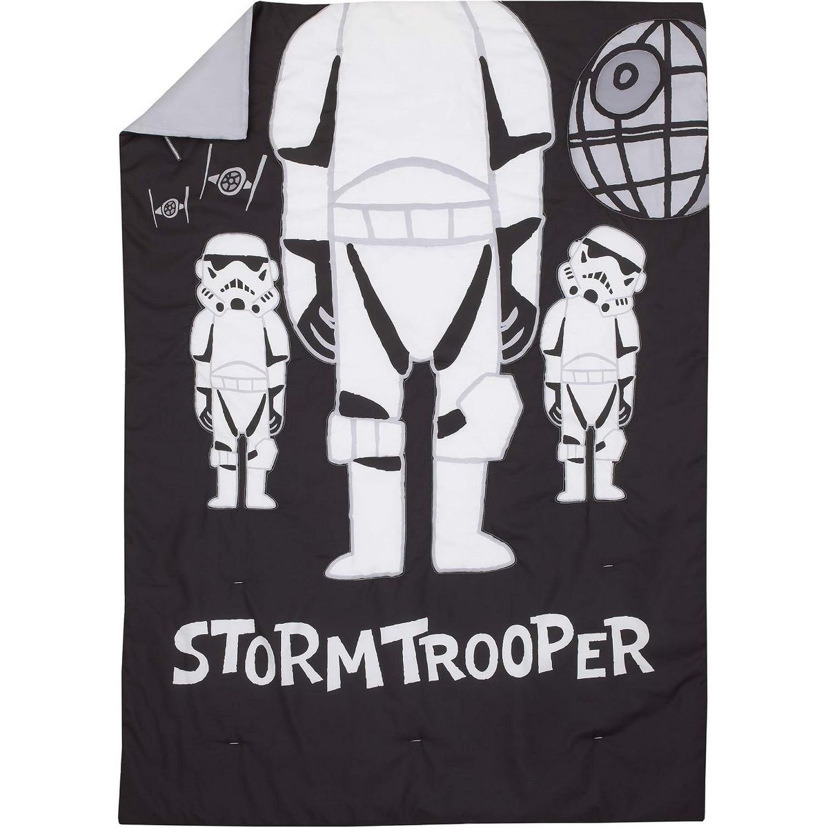 Star Wars Stormtrooper 4-Piece Toddler Bedding Set, Soldier of the Empire Comforter, Fitted Bottom Sheet, Flat Top Sheet & Pillowcase, - thumbnail 4