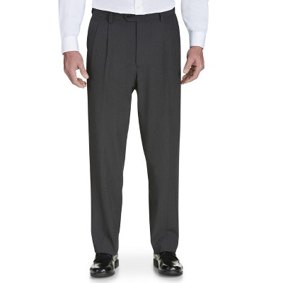Gold Series Waist-Relaxer Pleated Pants - Men's Big and Tall
