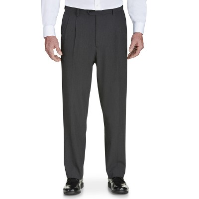Waist-relaxer Tonal Plaid Dress Pants 
