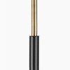 Globe Electric 60" Matte Black Floor Lamp with Matte Brass Accents and White Linen Shade: ETL Listed, Metal Body, Rotary Switch - 4 of 4