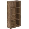TOAOTBNBO 4-Tier Standing Cube Storage Bookcase, Bookshelves with Adjustable Thick Panel Modern Decorative Book Shelf for Apartment - 2 of 4