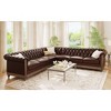 Mirod Large Retro Sectional Sofa with Wooden Legs, Comfortable Modular Design for Living Room, Lounge, and Family Spaces - 3 of 4