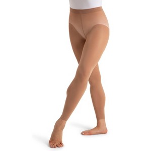 Capezio Women's Footless Tight w Self Knit Waist Band - 1 of 4