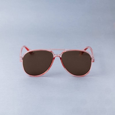 Women's Classic Aviator Sunglasses - Shade & Shore™ Pink