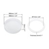 Unique Bargains Regular Mouth Plastic Mason Jar Lids with Silicone Sealing Ring 6 Pcs - 2 of 4