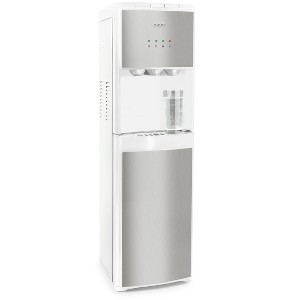 Igloo Hot, Cold & Room Temperature Bottom-Load Water Dispenser, White Stainless Steel - 1 of 4