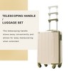 Whisen 28” Expandable ABS Hardshell Checked Luggage Suitcase with 3-Dial TSA Lock, Double Spinner Wheels - 3 of 4