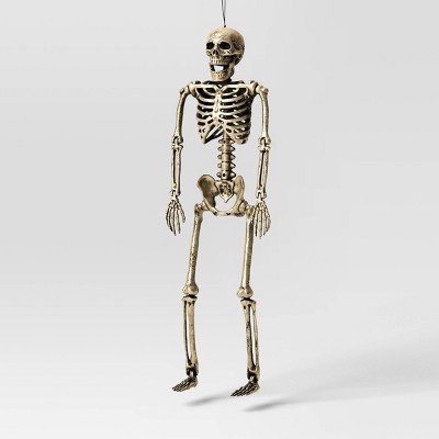 24" Poseable Skeleton Halloween Decorative Prop Champagne - Hyde and EEK! Boutique™