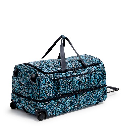 Vera bradley duffel on sale bag with wheels