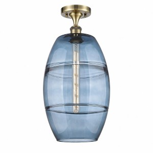 Vaz - 1 Light Semi-Flush Mount In Industrial Style-19.75 Inches Tall and 10 Inches Wide - 1 of 1