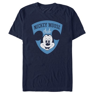 Men's Disney Mickey Mouse Club Shield T-shirt : Target