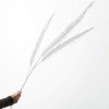 52"H Sullivans Artificial Christmas White Faux Feather Spray, Indoor Christmas Decor - 3 of 3