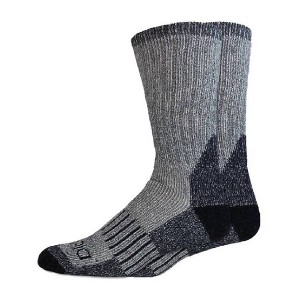 Dickies Men's Heavyweight Wool Blend Thermal Crew Socks 2pk - Navy Blue 6-12: Arch Support, Solid Pattern - 1 of 3